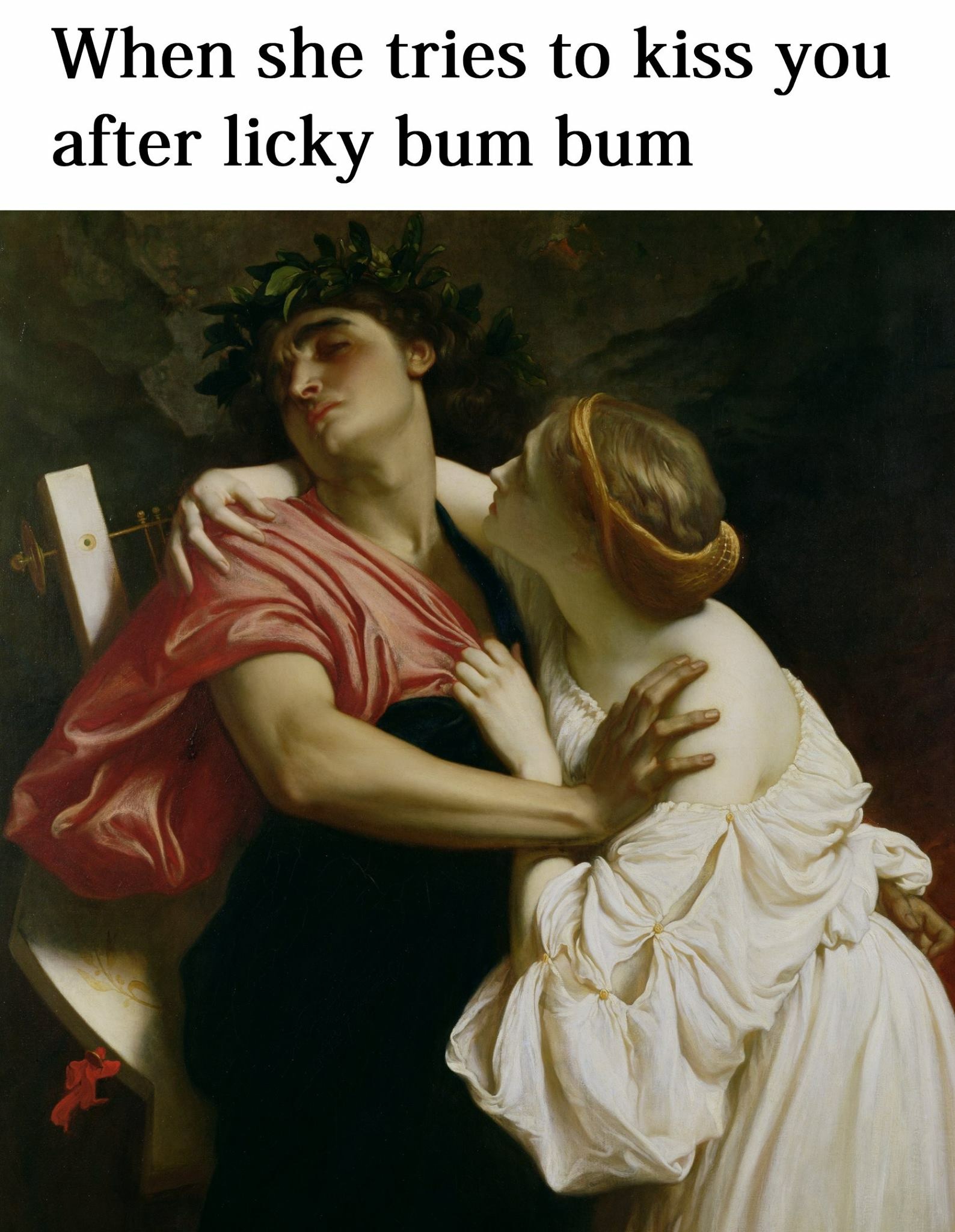 No Kissing After Licky Bum