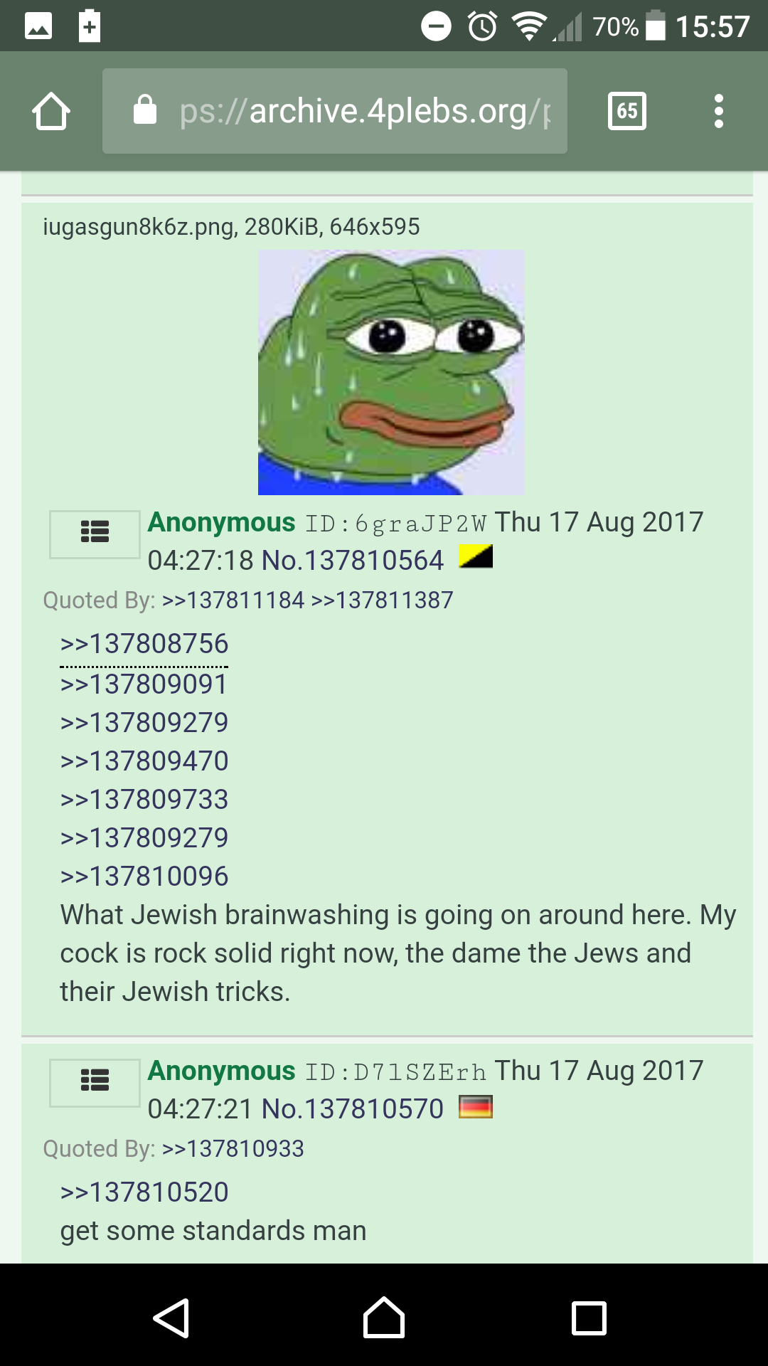 One Of My Best Shitposts On Pol