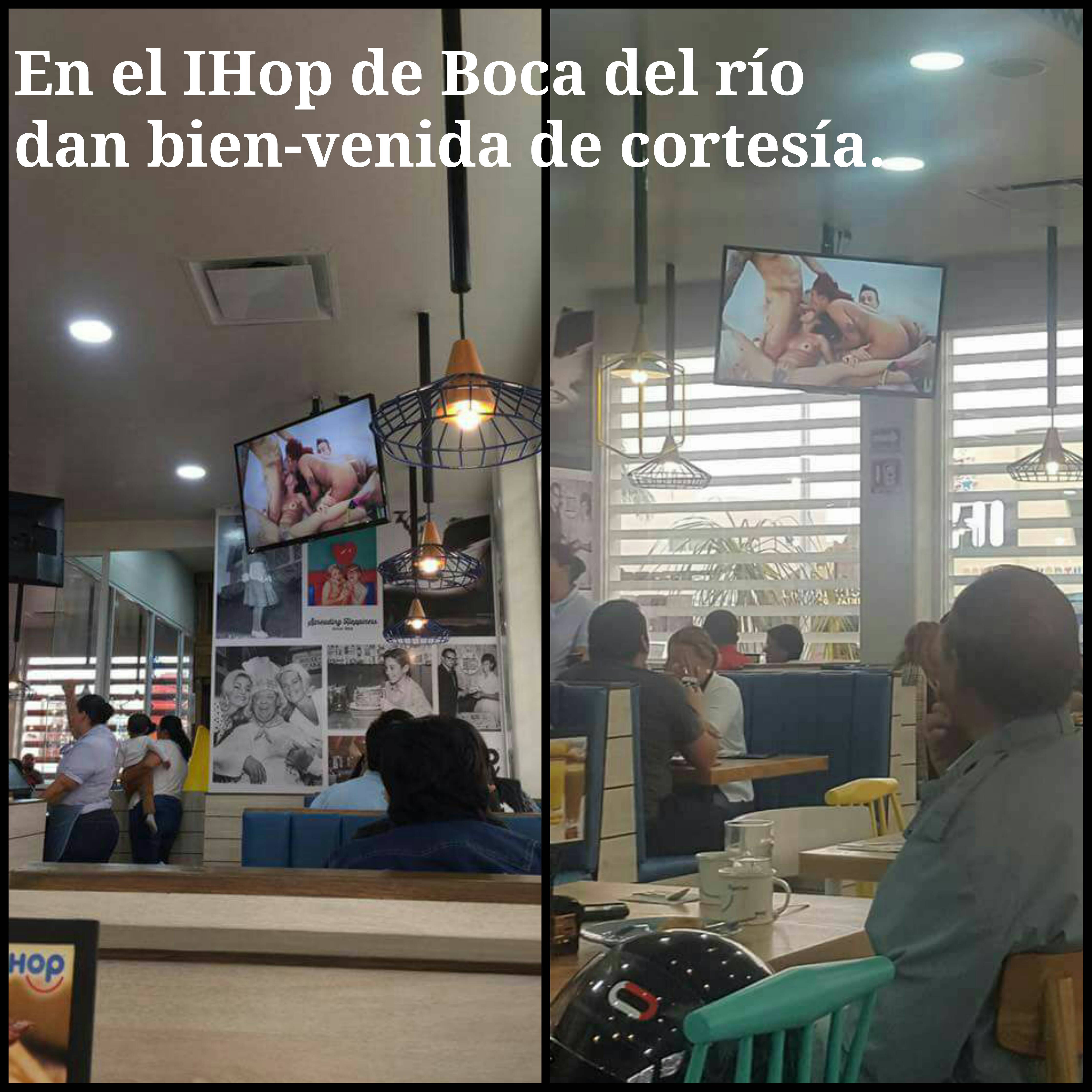 Yesterdey In The Inaguration Of An IHop In Veracruz, Mexico.