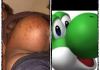 Does This Chicks Titty And Baby Bump Remind You Of Yoshi Too?