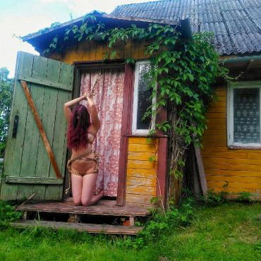 As They Grew Older And More Dilapidated, Tiny Houses Were Finally Only Fit For Habitation By Tiny House Slavegirls