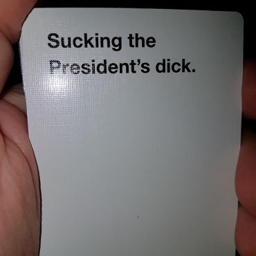 Just Picked Up A Expansion Pack For Cards Against Humanity, 90’s Pack, And This Was The First Card, Worth The Couple Bucks Already LOL