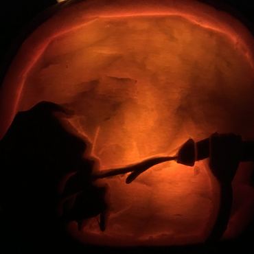 My Friends Dad Carved A Pumpkin For Halloween, This Is The Result