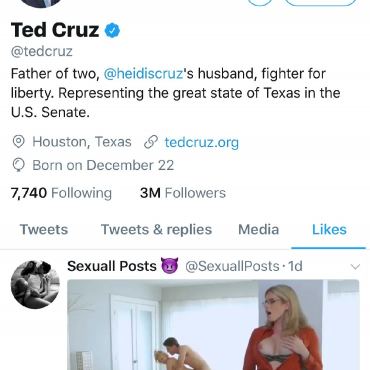 Ted Cruz Has Interesting Taste.