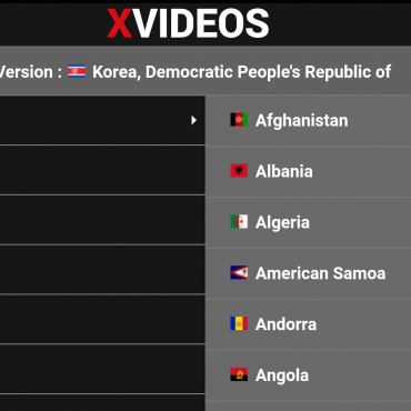 This Is An Actual Region Selection On XVIDEOS