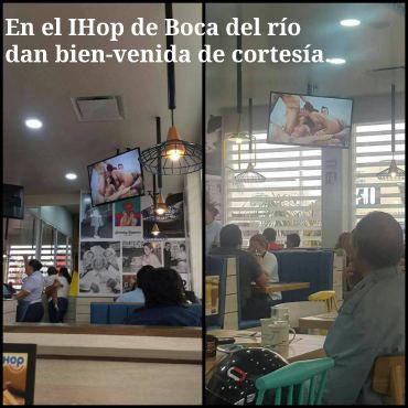 Yesterdey In The Inaguration Of An IHop In Veracruz, Mexico.