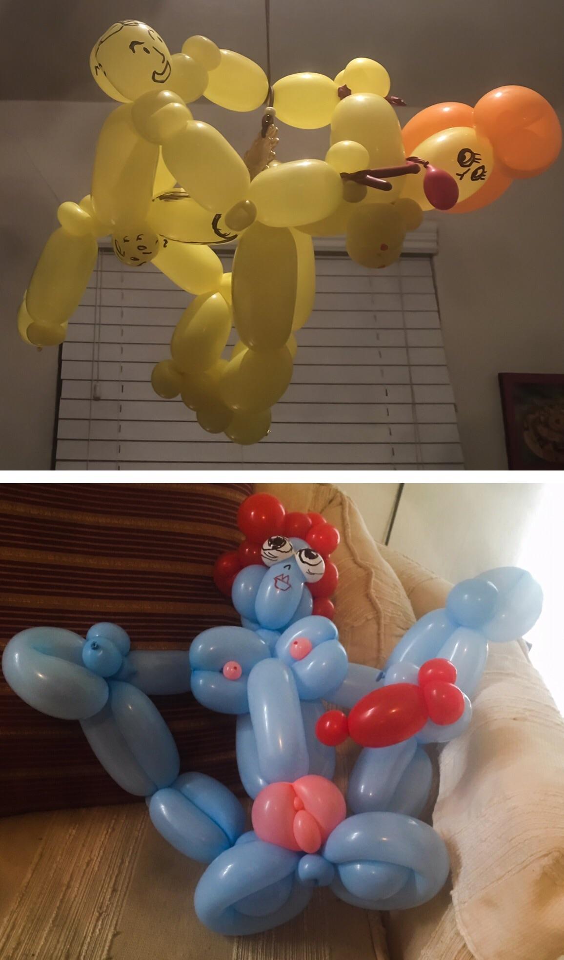 -ish… My Boyfriend Wasn’t Interested In My Intricate Balloon Twisting Skills…. Til Now :).