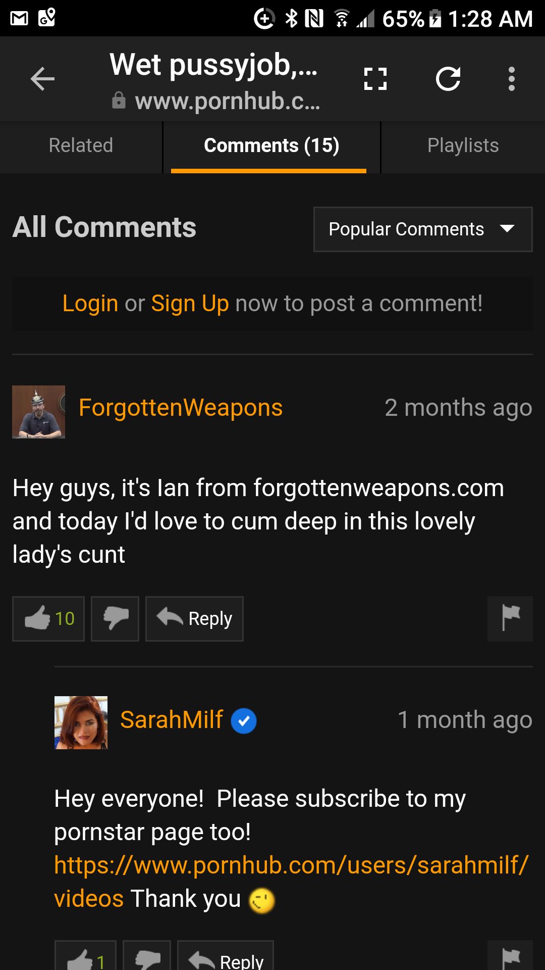 Apparently This Guy Does More Than Weapon Reviews