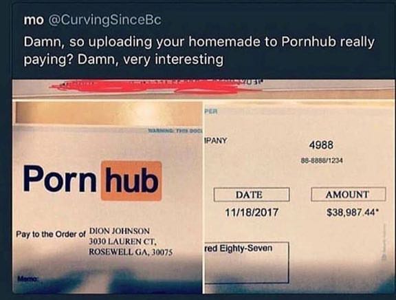 That Pornhub Christmas Bonus